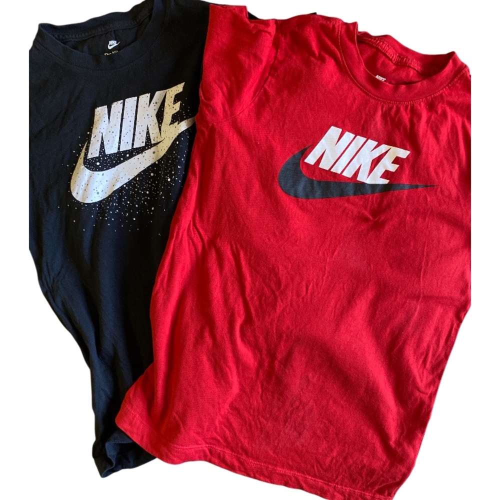 Nike • Kids' • Black and Red Short Sleeve Tees